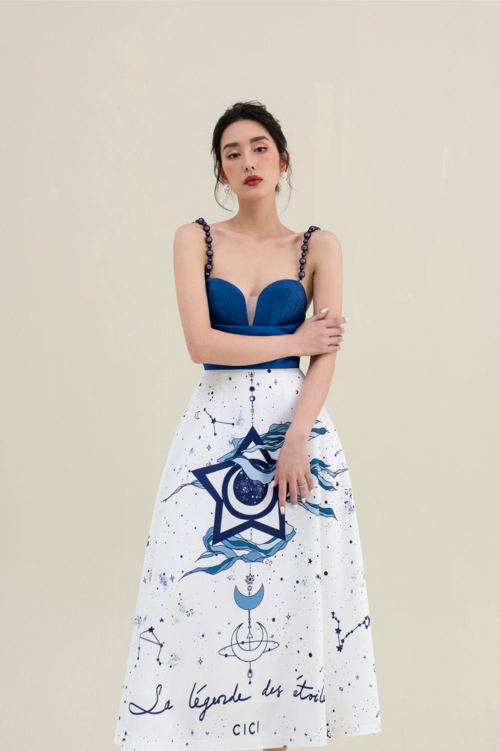 Cora Printed Midi Dress - Mean BLVD