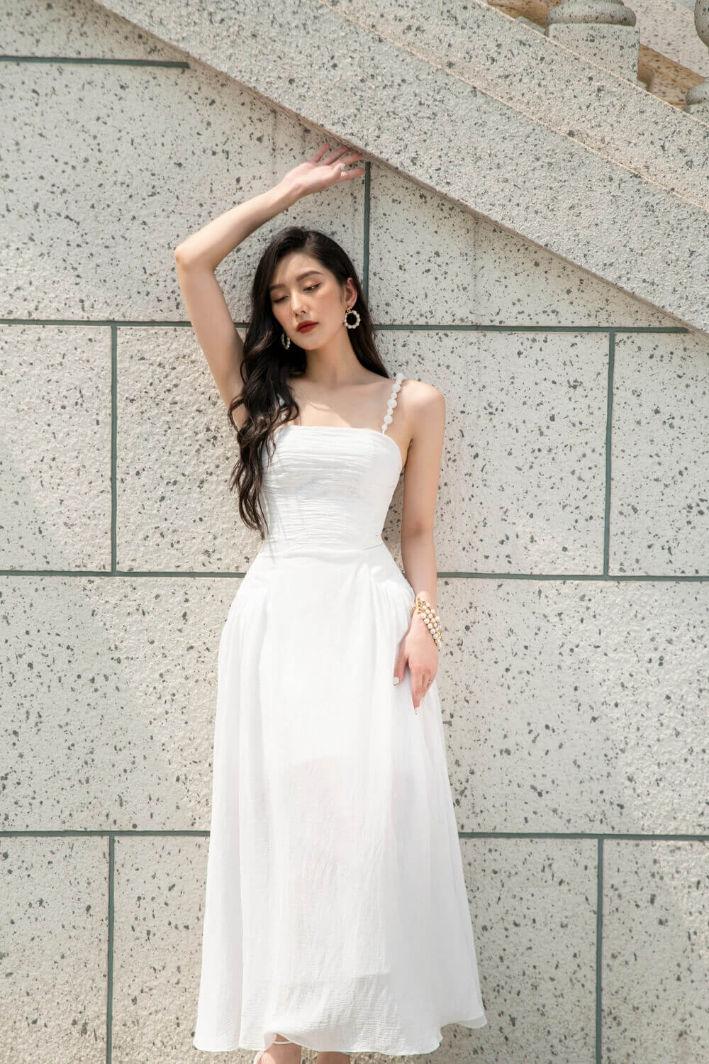 Anderson Side Pleated Dress