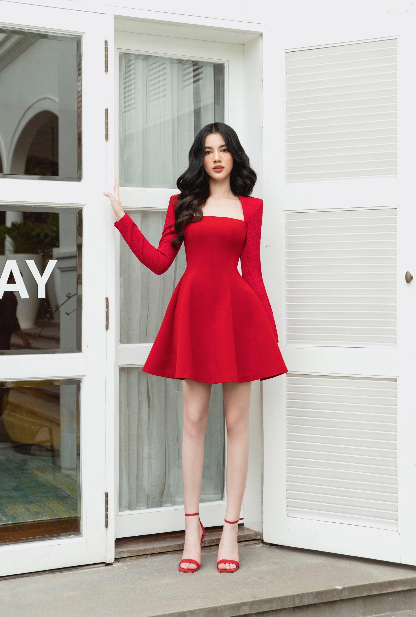 Sadie Long Sleeves Mini Dress - Mean BLVD