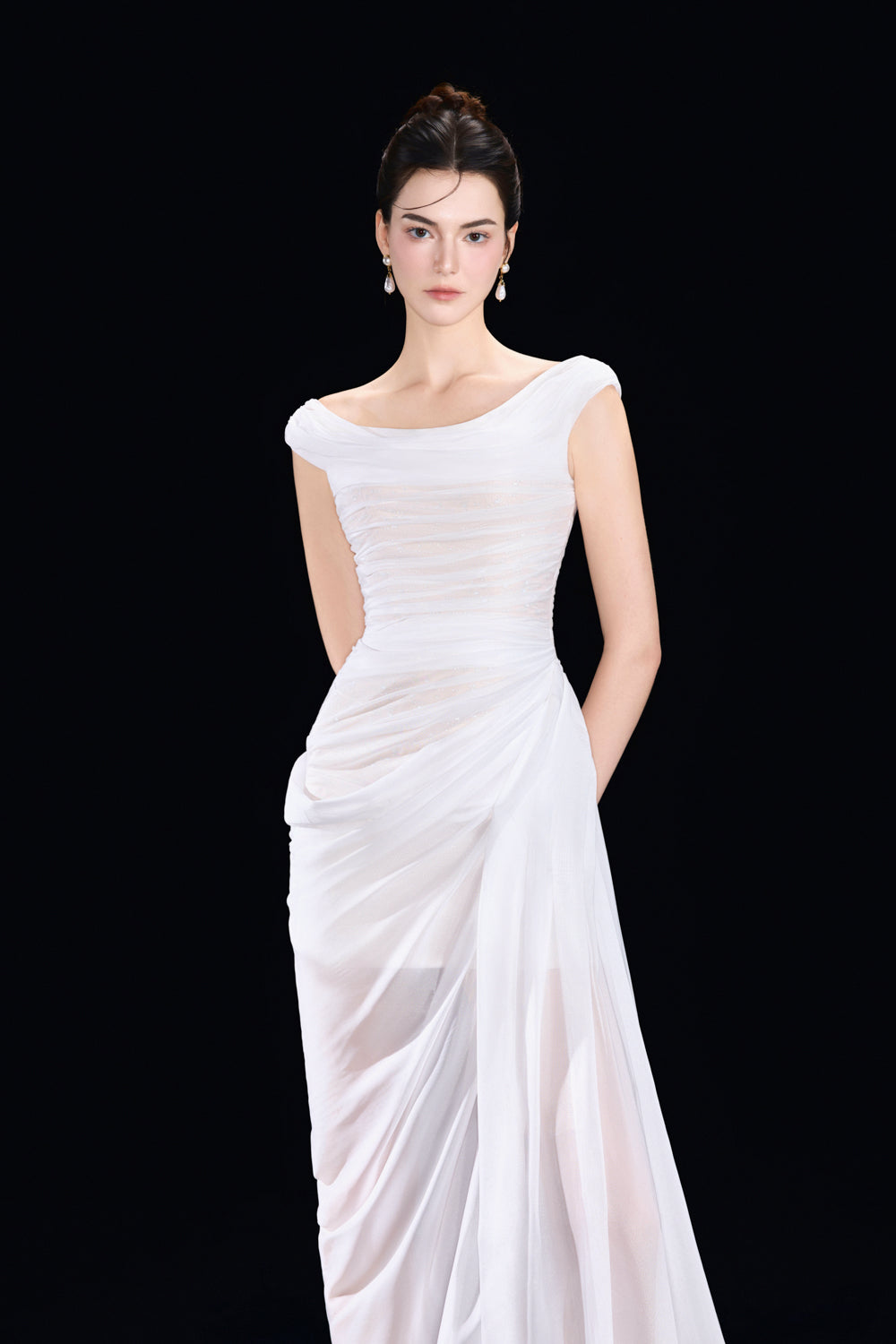 Aether Boat Gathering Maxi Dress