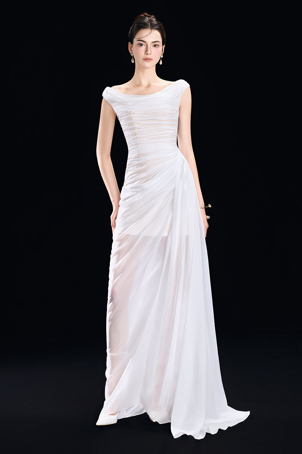 Aether Boat Gathering Maxi Dress