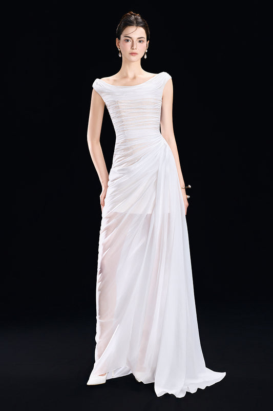 Aether Boat Gathering Maxi Dress