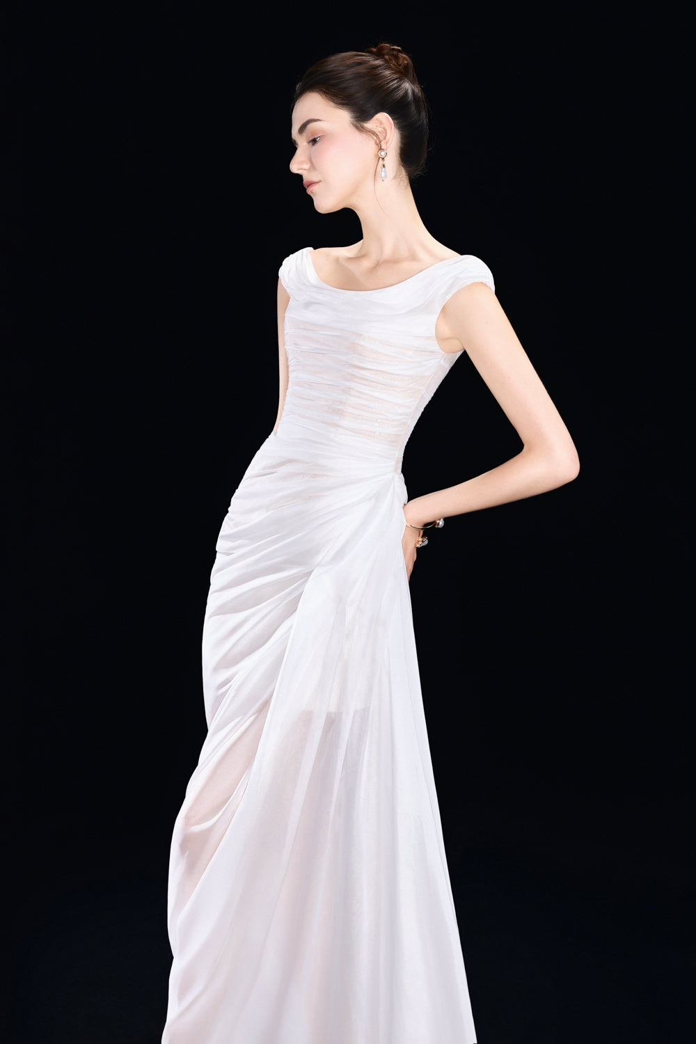 Aether Boat Gathering Maxi Dress