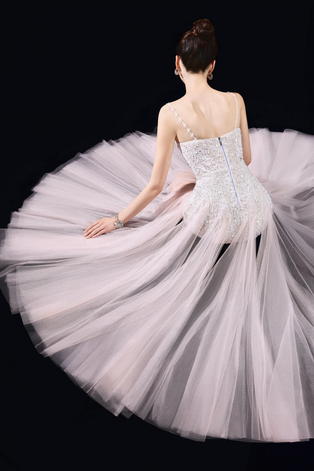 Soline Sweetheart Sequin Maxi Dress