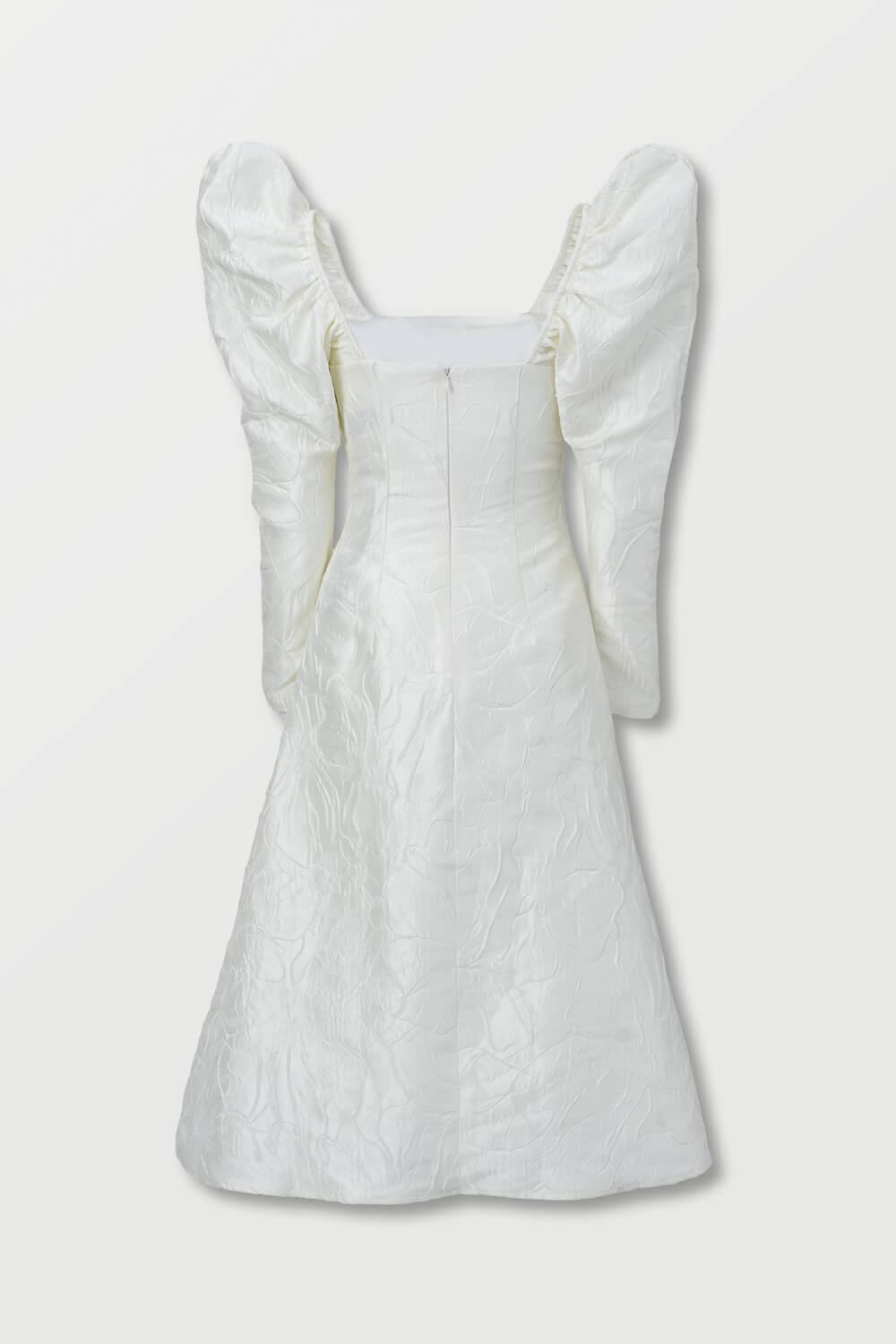 Soraya Puffy Sleeves Midi Dress