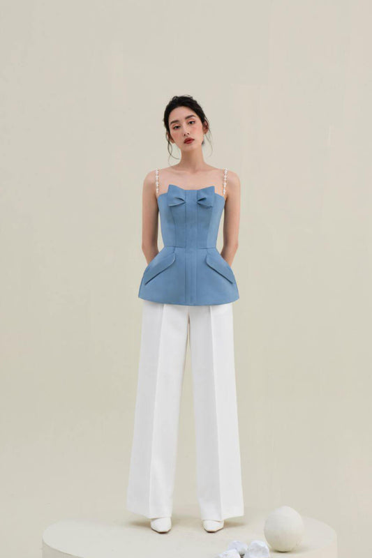 Helen Bow Off-shoulder Camisole