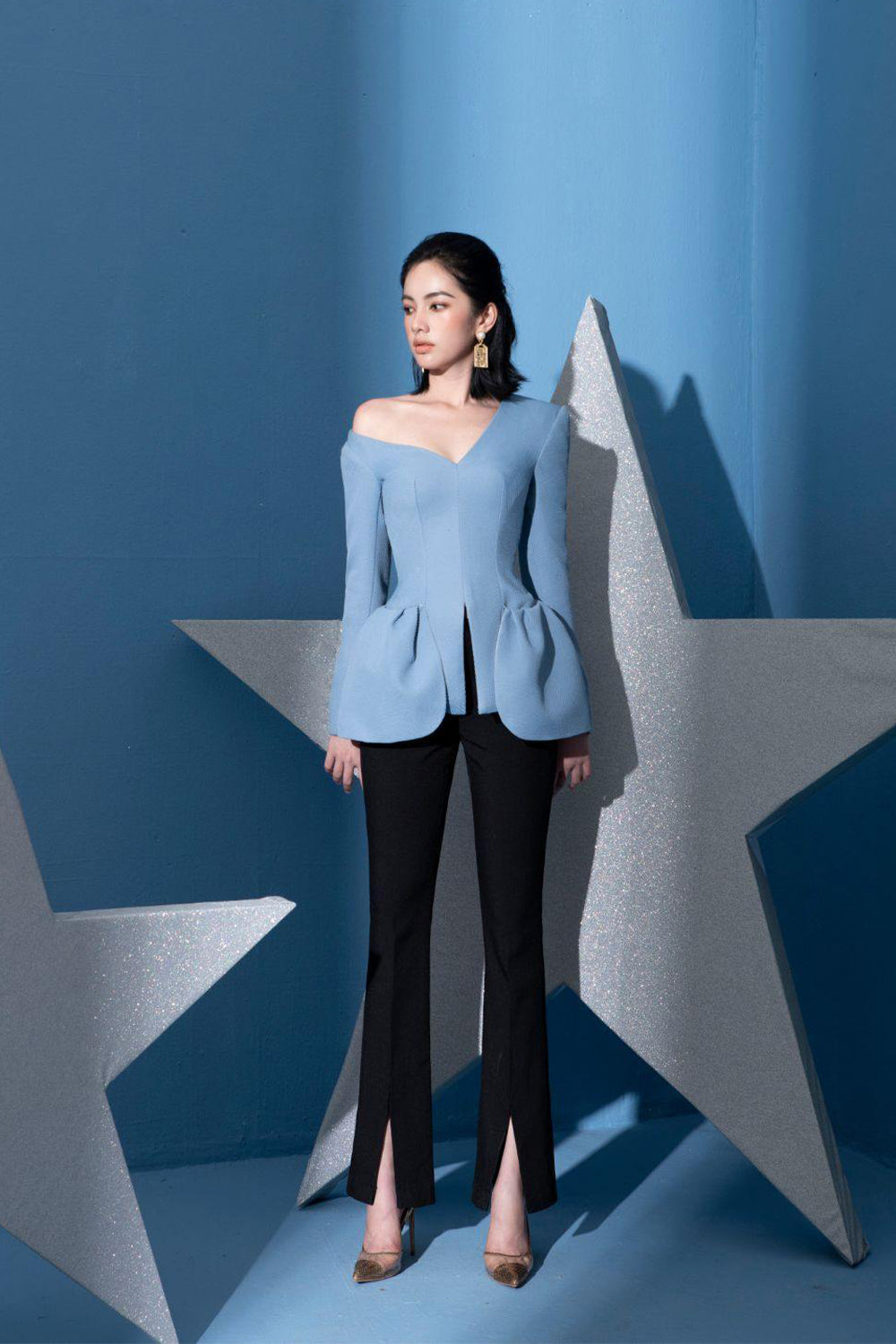 Griffith Semi Off-shoulder Top