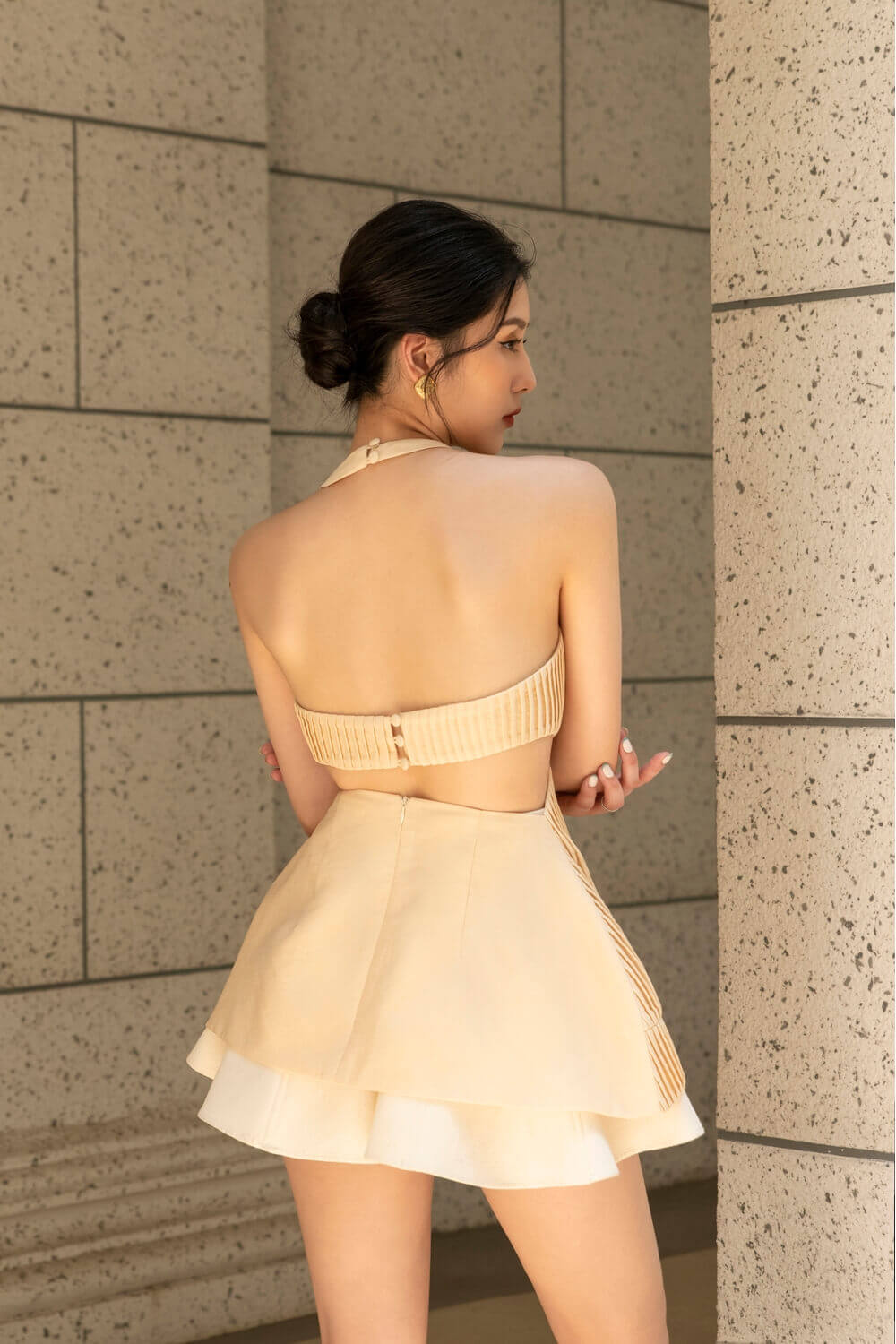 Berman Waist Cut-Out Top