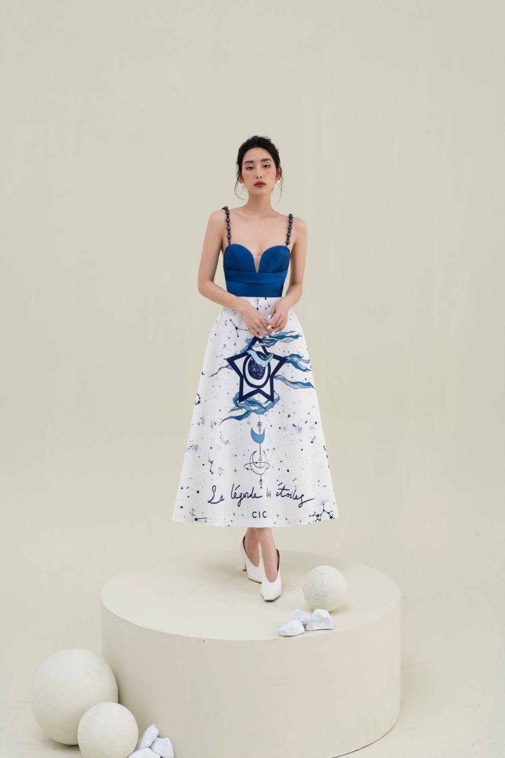 Cora Printed Midi Dress - Mean BLVD