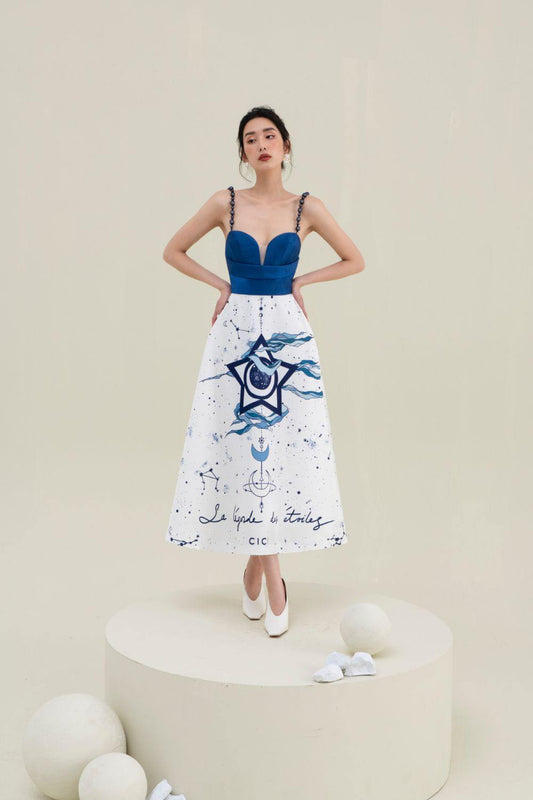 Cora Printed Midi Dress - Mean BLVD