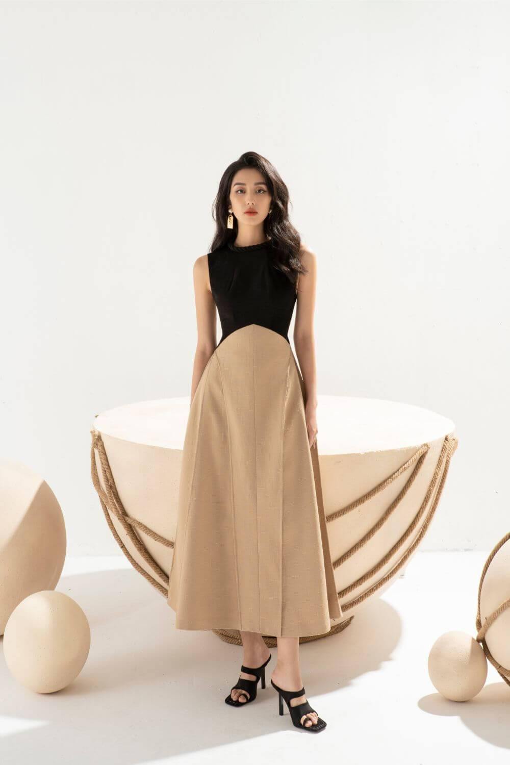 Veronica Sleeveless Midi Dress  - Mean BLVD