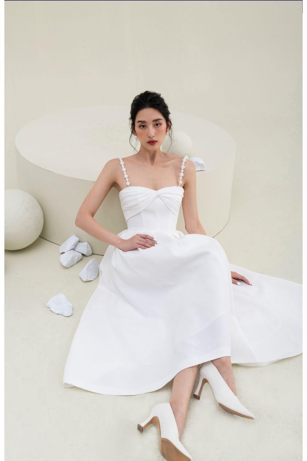 Viva Twisted Midi Dress - Mean BLVD