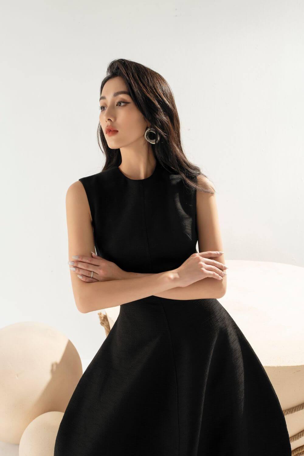 Anthea Sleeveless Cocoon Dress - Made to order - Mean Boulevard