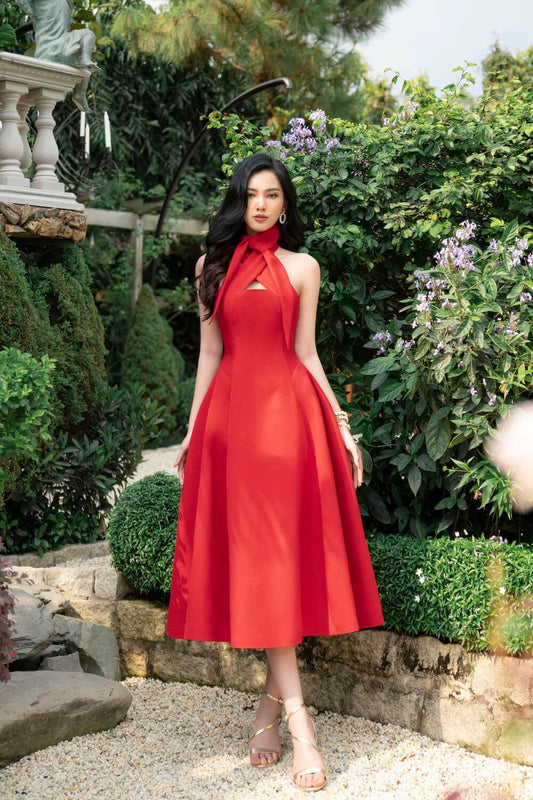 Saoirse Halter Neck Dress