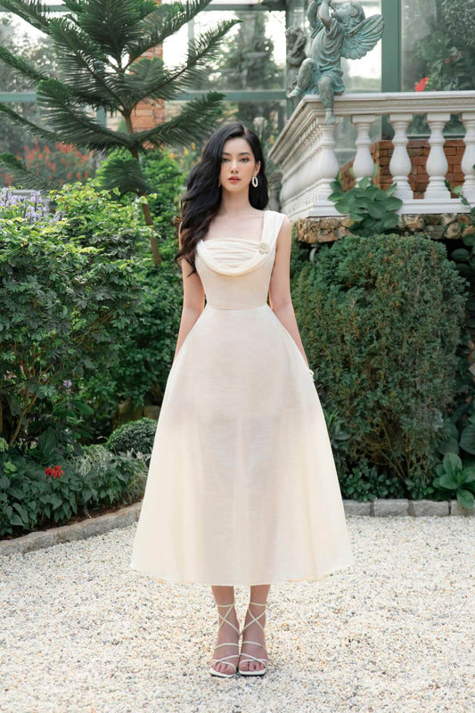 Ronan Gathered Chest Dress