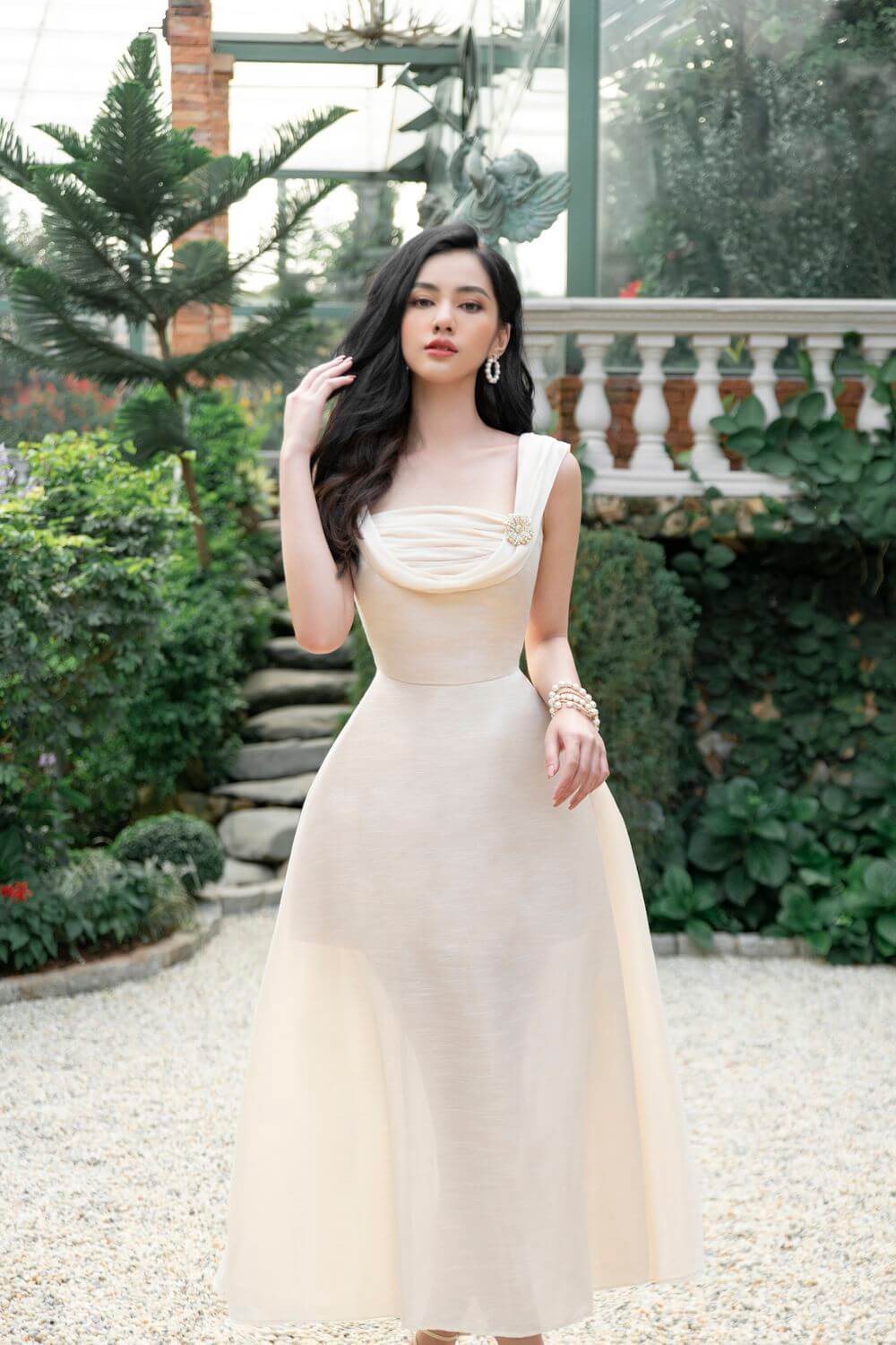 Ronan Gathered Chest Dress