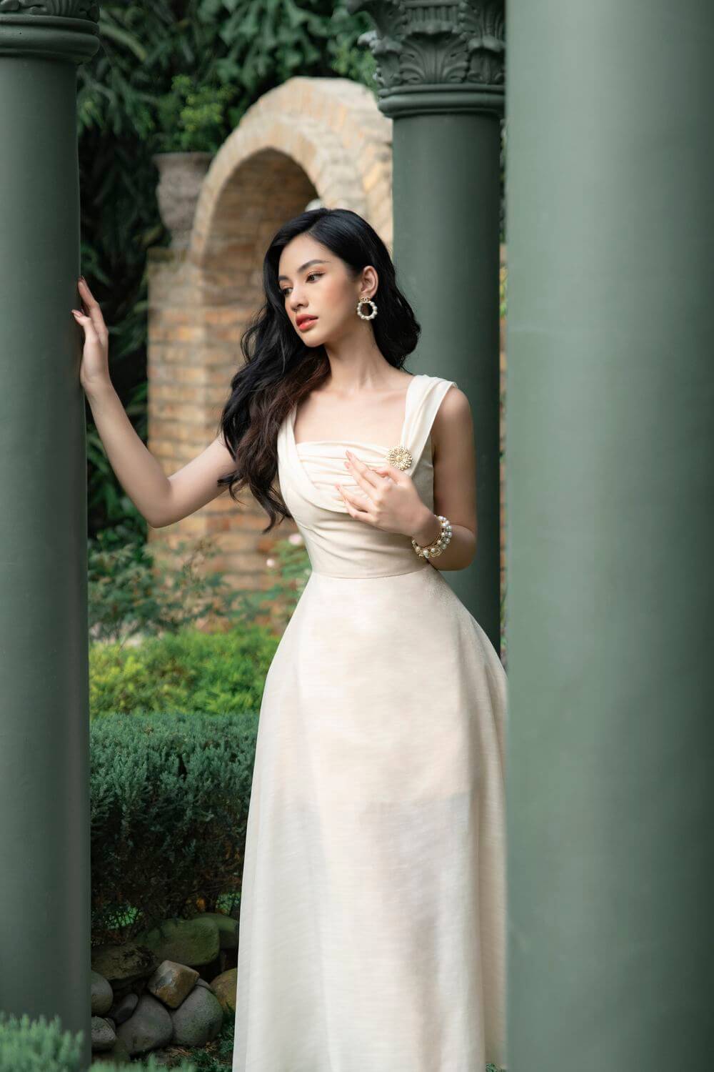 Ronan Gathered Chest Dress