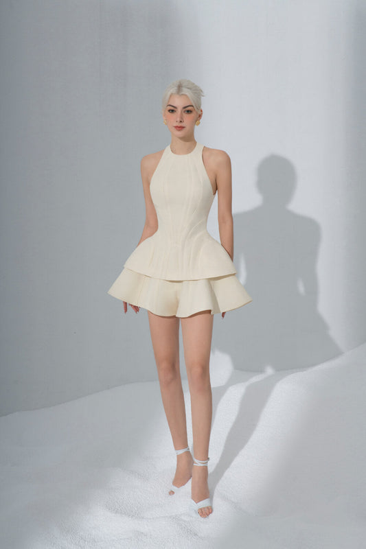 Tullte Flared Shorts