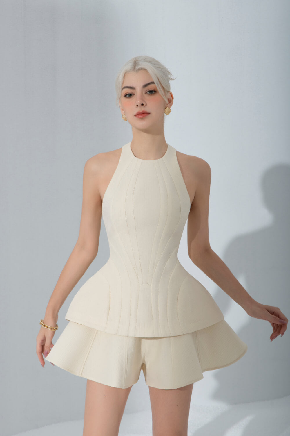 Tullte Flared Shorts