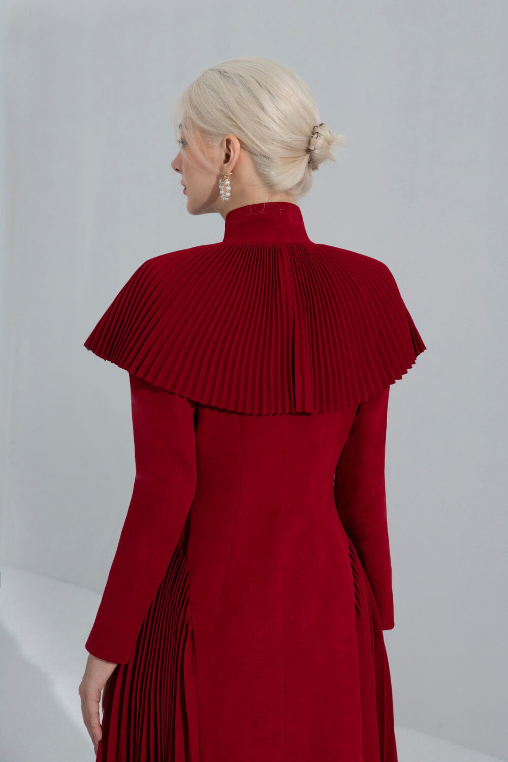 Winona Sides Pleated Trench Coat