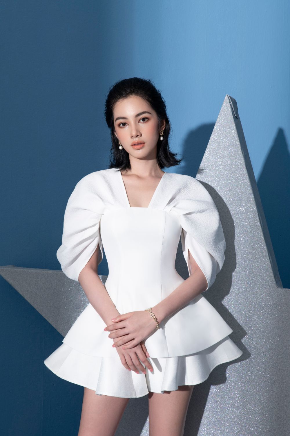 Ingrid Folded Sleeves Top