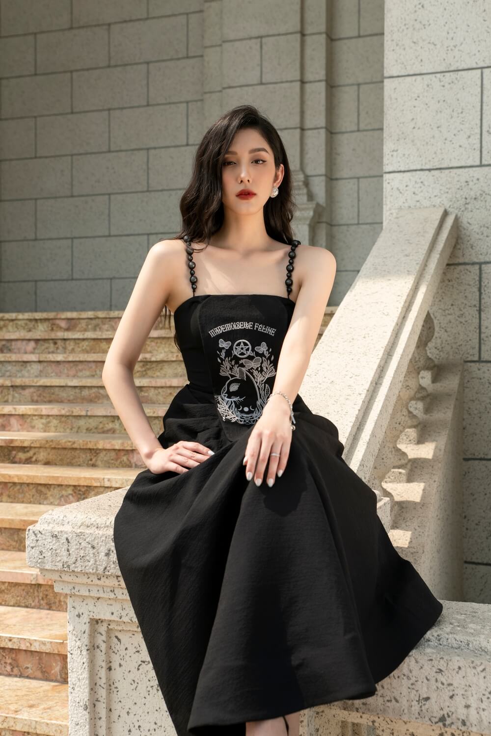 Lorraine Straight Across Dress