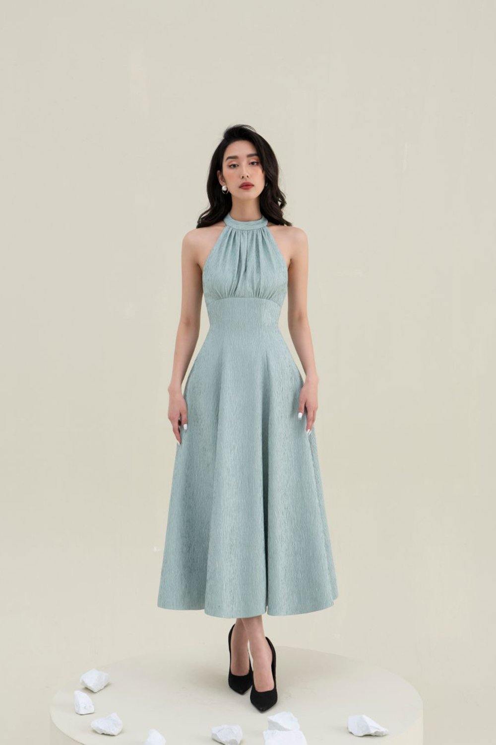 Milan Mint Midi Dress - Mean BLVD