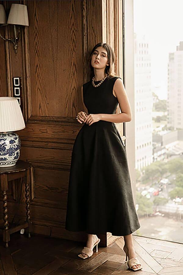 Delphine Sleeveless Midi Dress - Made to order - Mean Boulevard