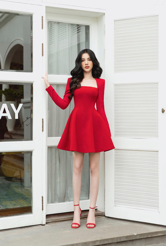 Sadie Long Sleeves Mini Dress - Mean BLVD