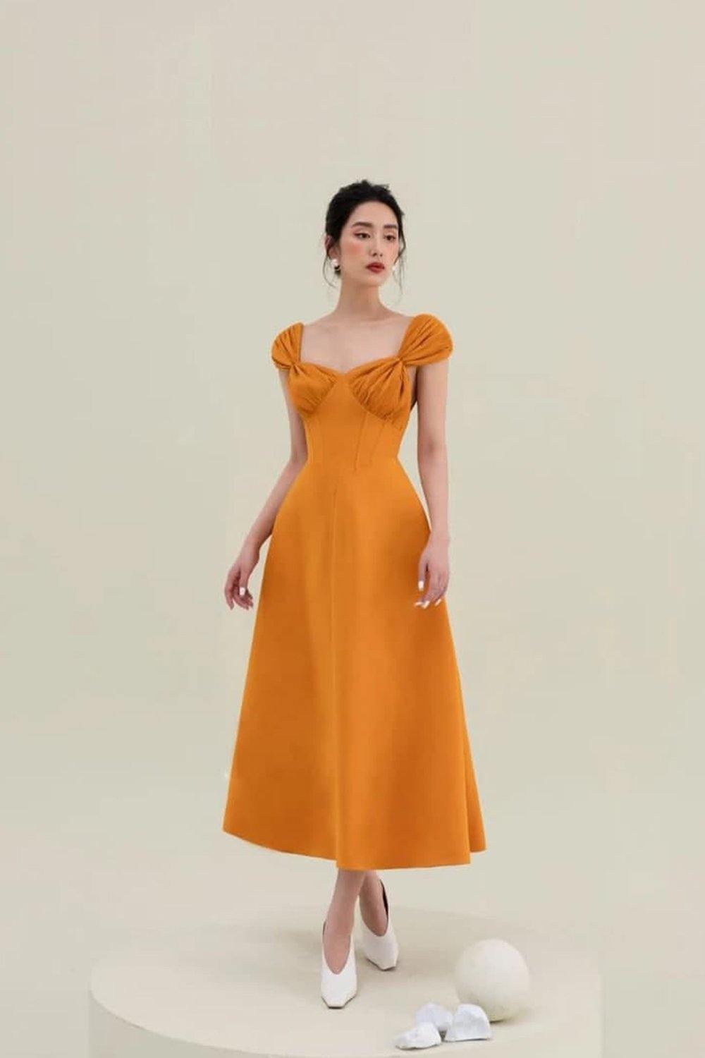 Farah Knotted Midi Dress  - Mean BLVD