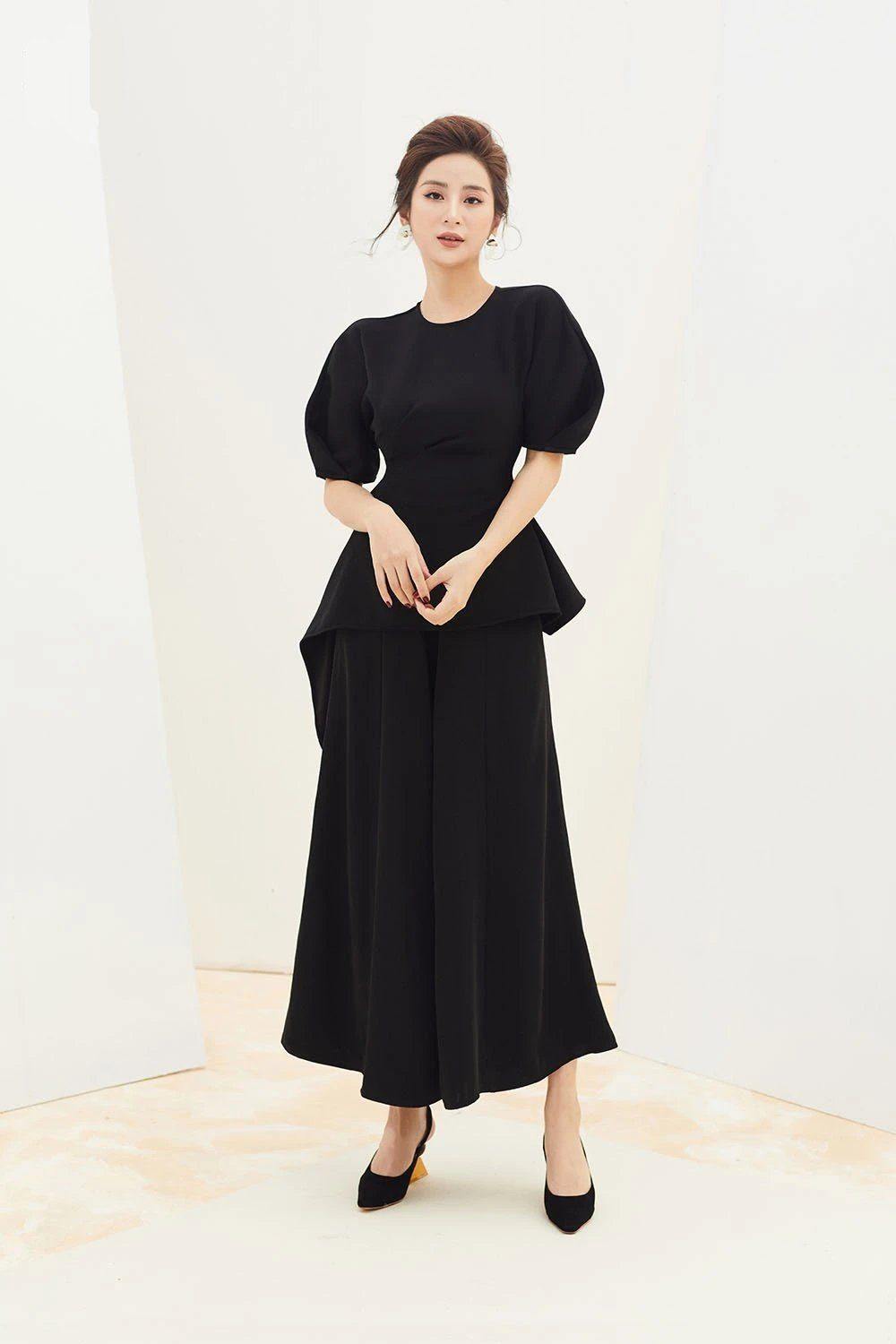 CAMILLE Top with puffy sleeves - Mean Boulevard